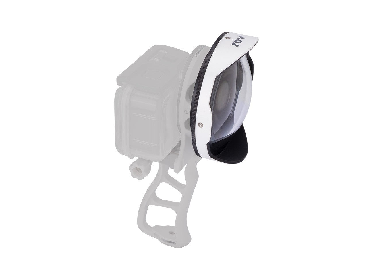 Underwater 0.73X Wide Angle Correction Lens for Action Cameras & Phones - White Color