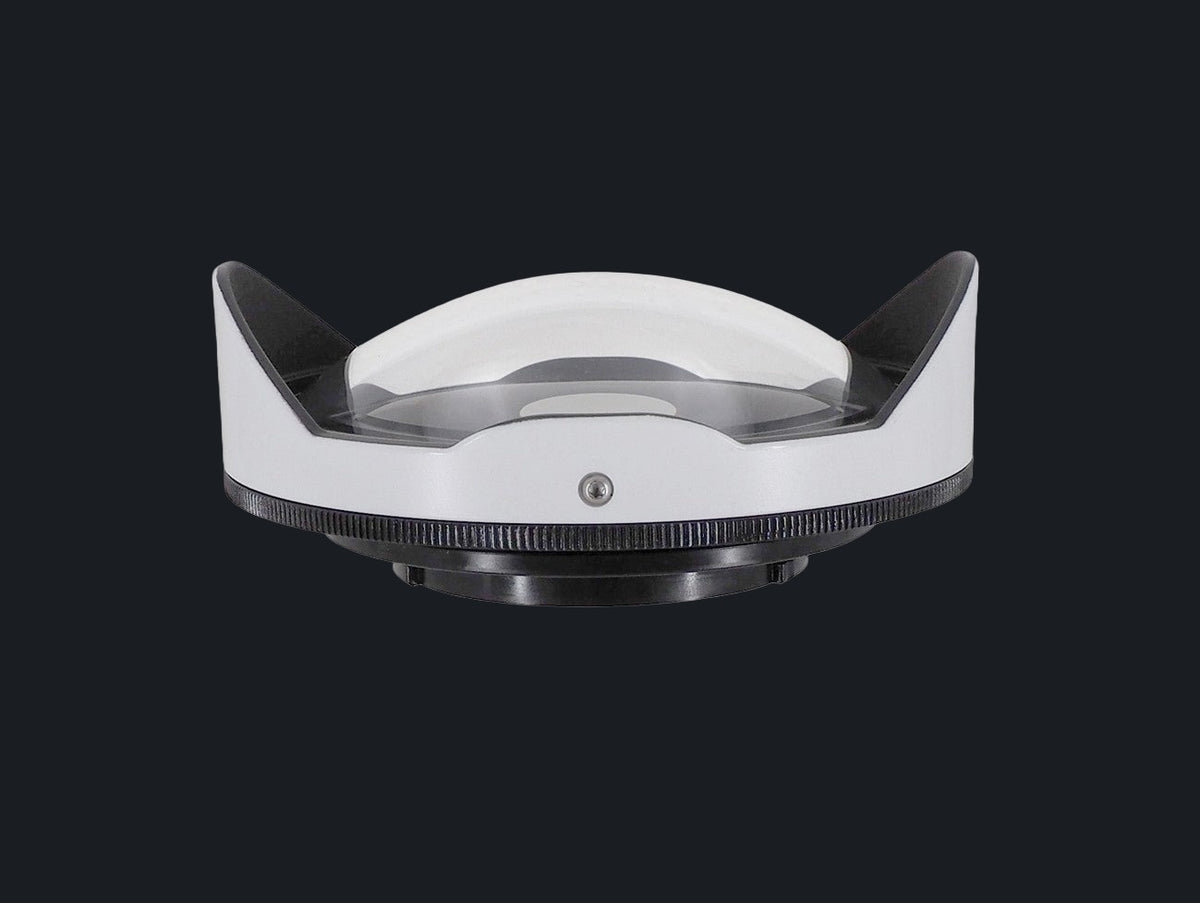 Underwater 0.73X Wide Angle Correction Lens for Action Cameras & Phones - White Color