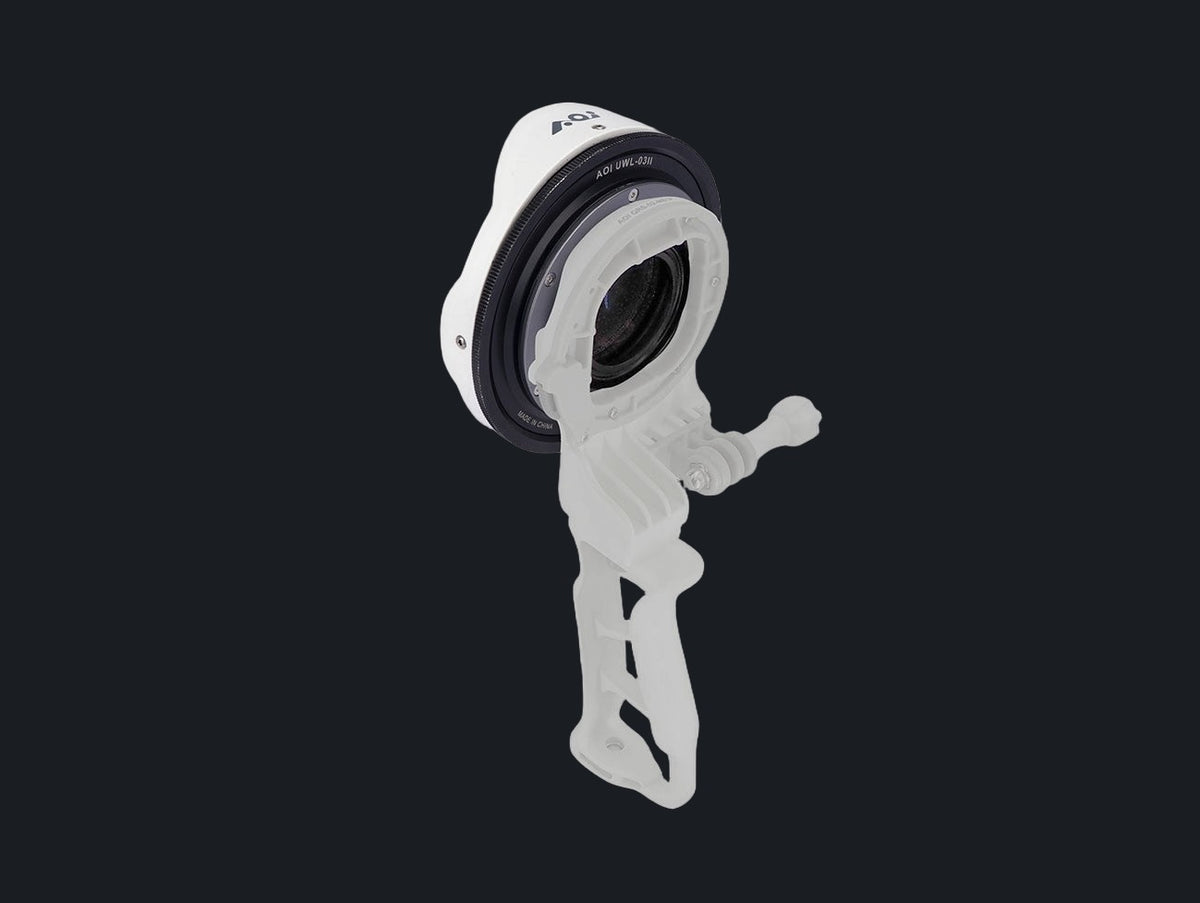 Underwater 0.73X Wide Angle Conversion Lens Mark II for Action Camera & Phone - White Color