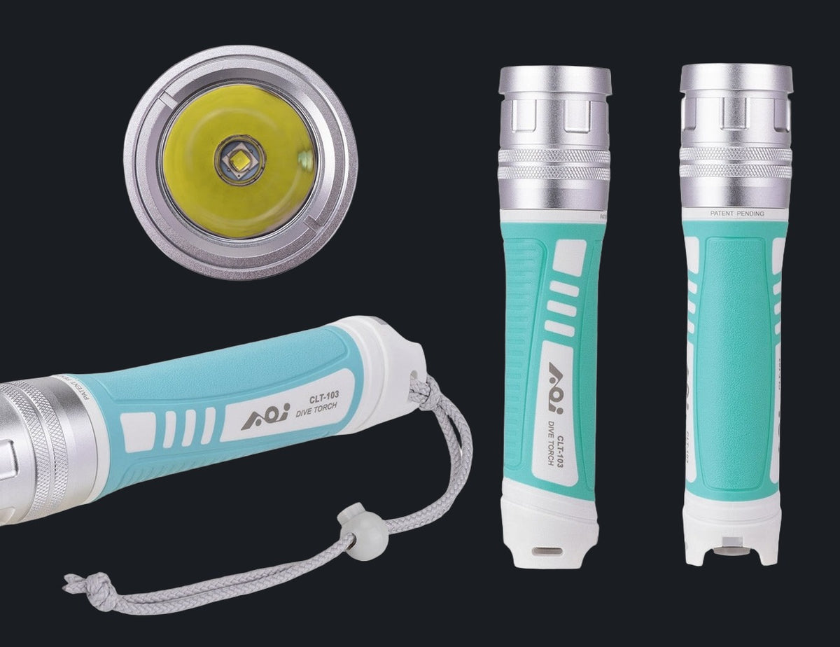 1,000 Lumens Dive Torch Multiple color