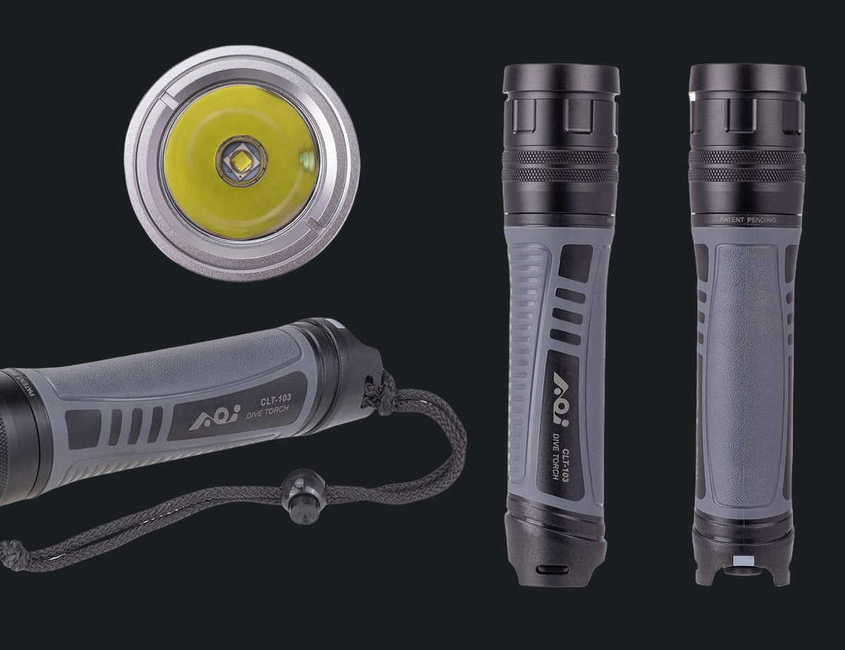1,000 Lumens Dive Torch Multiple color
