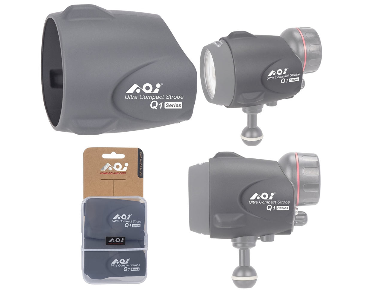 Protective Silicone Sleeve for Q1 series strobes - 01 Multiple color