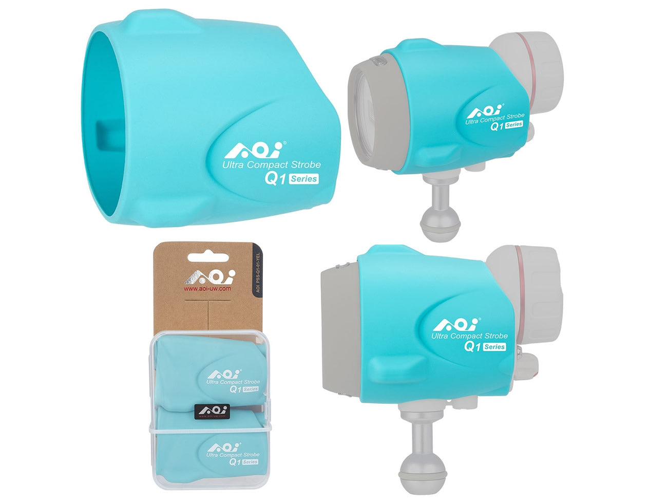 Protective Silicone Sleeve for Q1 series strobes - 01 Multiple color