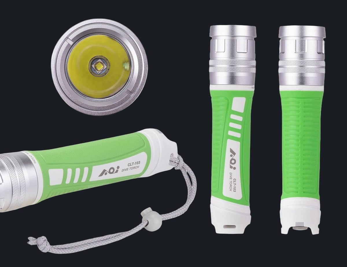 1,000 Lumens Dive Torch Multiple color