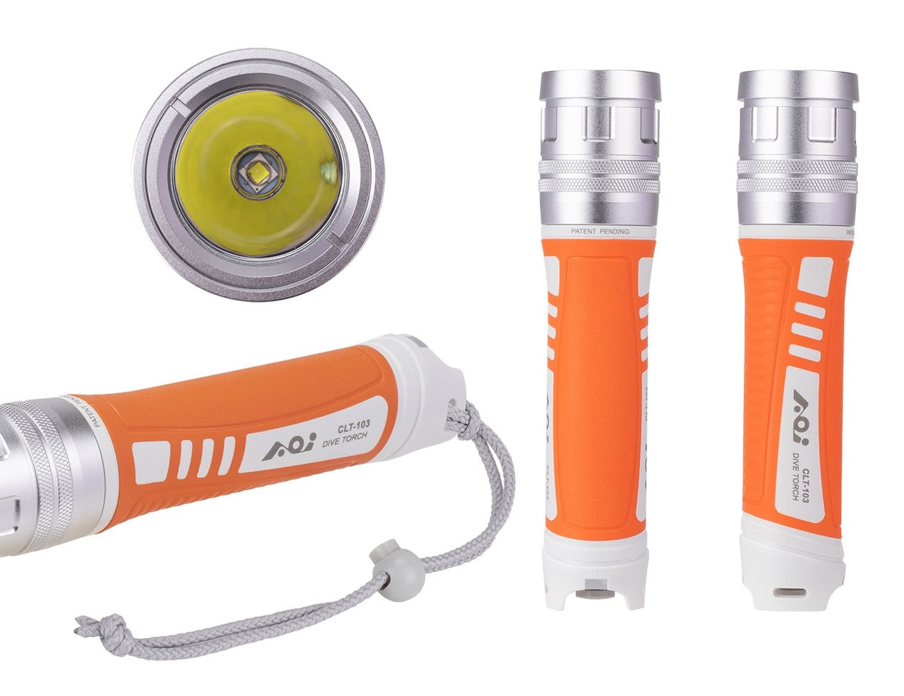 1,000 Lumens Dive Torch Multiple color