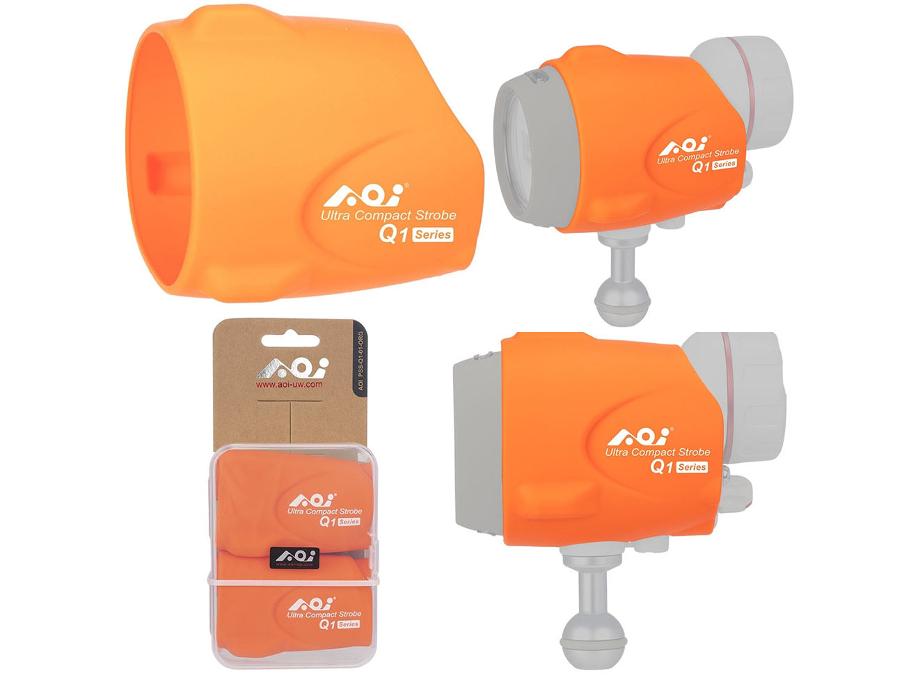 Protective Silicone Sleeve for Q1 series strobes - 01 Multiple color