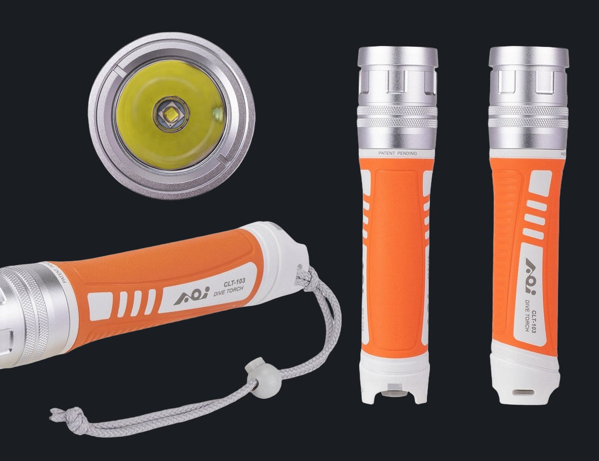 1,000 Lumens Dive Torch Multiple color