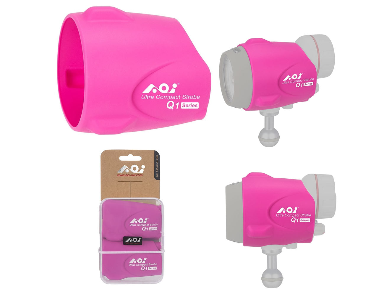 Protective Silicone Sleeve for Q1 series strobes - 01 Multiple color