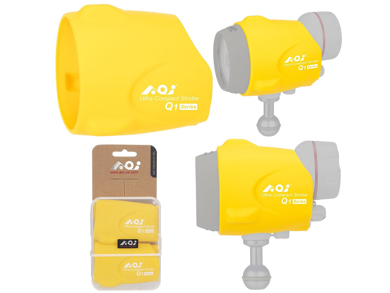 Protective Silicone Sleeve for Q1 series strobes - 01 Multiple color