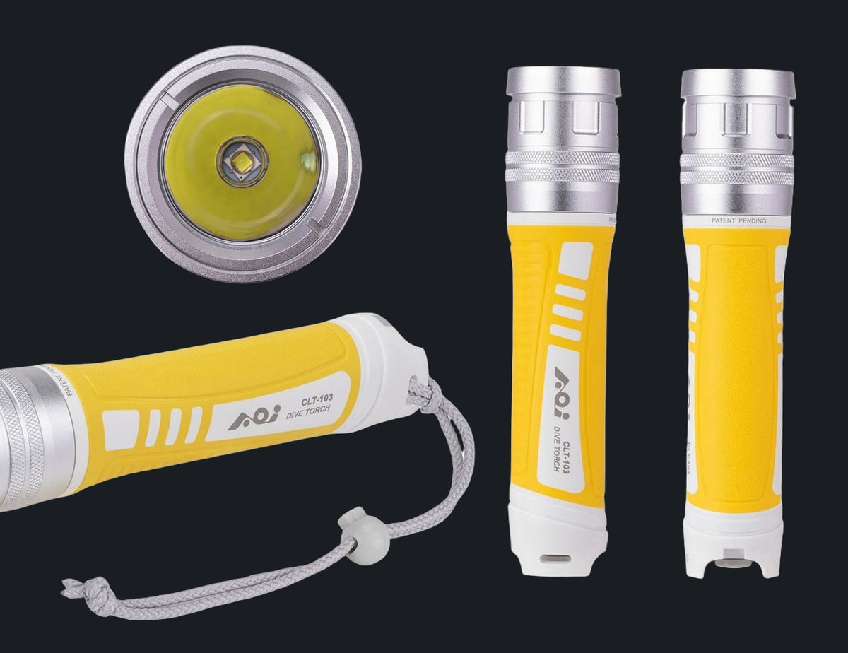 1,000 Lumens Dive Torch Multiple color